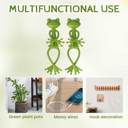 🐸Support pour plantes en forme de grenouille - Un support charmant et robuste pour les petites plantes en pot et les plantes succulentes🌿