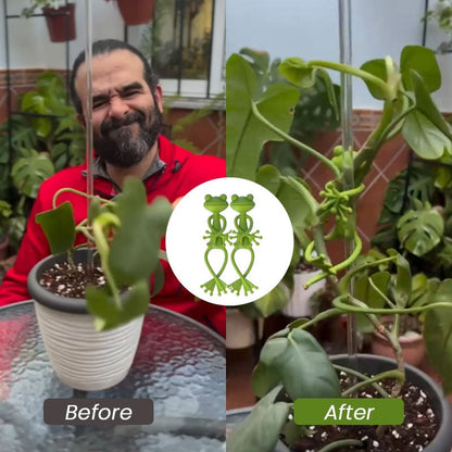 🐸Support pour plantes en forme de grenouille - Un support charmant et robuste pour les petites plantes en pot et les plantes succulentes🌿