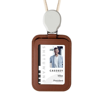 📢📢50% DE RÉDUCTION !! ⏰Porte-badge d'identification rétractable avec cordon