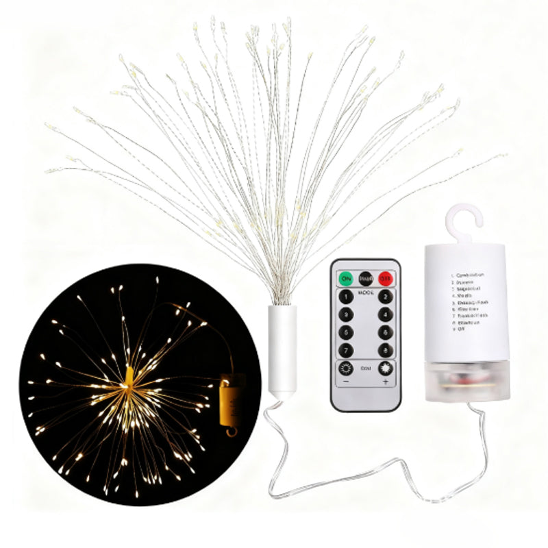 🎆60 % DE RÉDUCTION ! 💡 Guirlande lumineuse LED en fil de cuivre effet feux d'artifice – Fil de cuivre flexible, lumière chaude et éclairage décoratif pour vos fêtes ✨