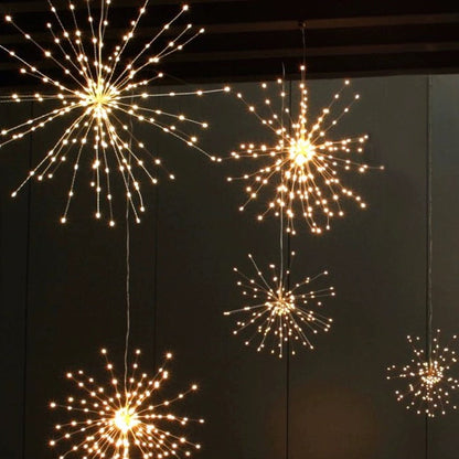 🎆60 % DE RÉDUCTION ! 💡 Guirlande lumineuse LED en fil de cuivre effet feux d'artifice – Fil de cuivre flexible, lumière chaude et éclairage décoratif pour vos fêtes ✨