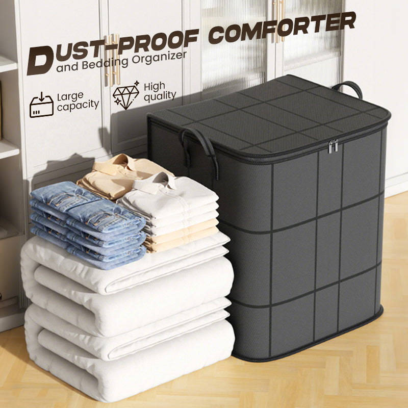 🧺 50 DE RÉDUCTION MAINTENANT !🛏️ Housse de protection pour couette et linge de lit – Grande capacité, tissu non tissé résistant et design pliable 🌿