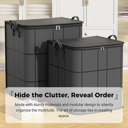 🧺 50 DE RÉDUCTION MAINTENANT !🛏️ Housse de protection pour couette et linge de lit – Grande capacité, tissu non tissé résistant et design pliable 🌿
