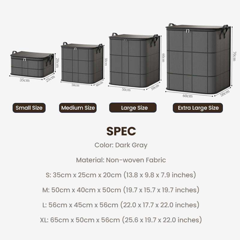 🧺 50 DE RÉDUCTION MAINTENANT !🛏️ Housse de protection pour couette et linge de lit – Grande capacité, tissu non tissé résistant et design pliable 🌿