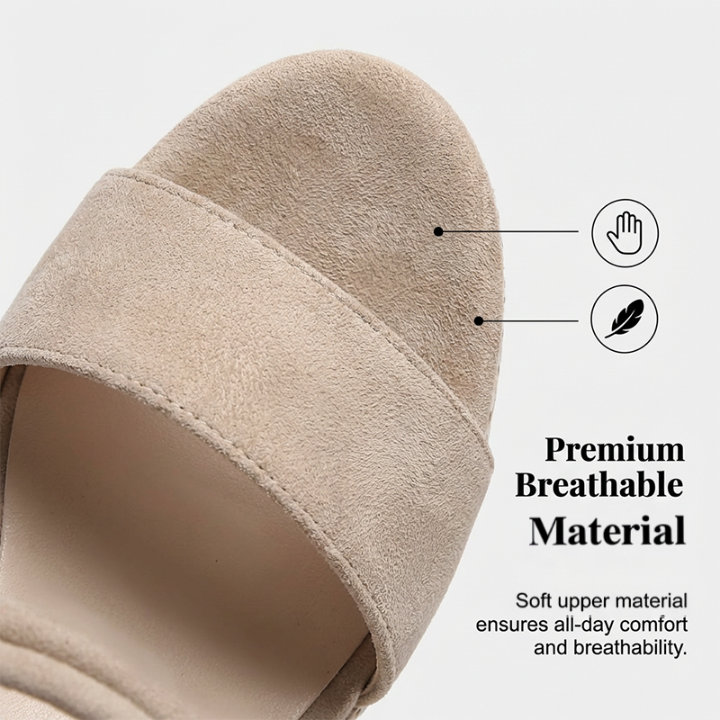 👡🌟 PROMO FLASH 50% ! Sandales Femme à Talons Compensés – Design Élégant, Semelle Cloutée, Hauteur 10cm, Bride de Cheville, 6 Couleurs, 36-43, Parfaites pour Vacances & Soirées 🌴