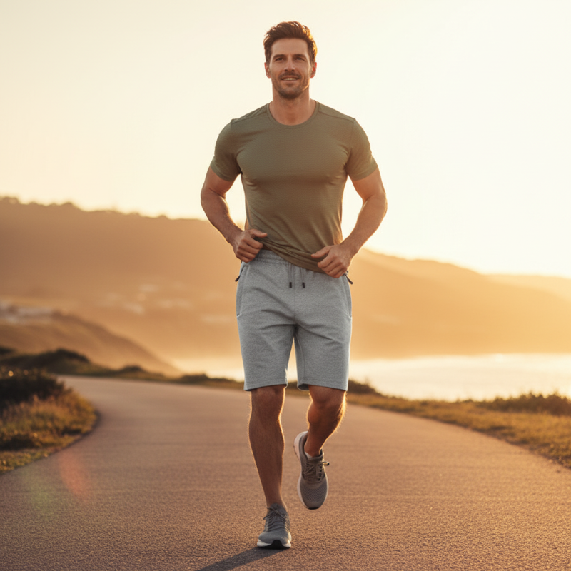 📢📢55 % de réduction !! ⏰Short de sport décontracté et extensible pour homme