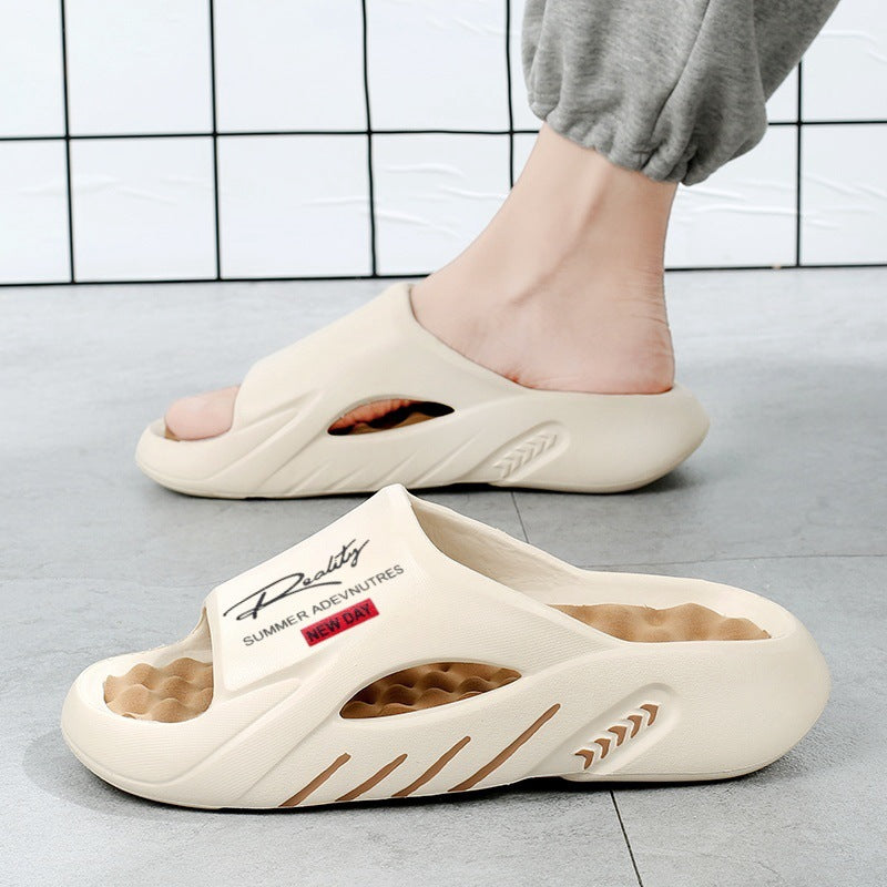 💐📈 PROMO SPÉCIALE 50% ! Sandales Homme à Plateforme Épaisse – Semelle Cloud en Mousse Mémoire de Forme, Antidérapante, Soutien de la Voûte, Confort Optimal au Quotidien ✨
