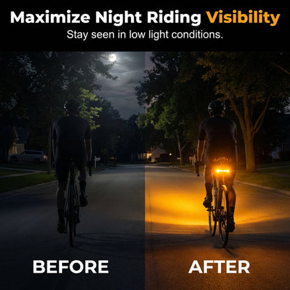 🔦 Clignotant Sans Fil pour Vélo – Rechargeable, Étanche & Parfait pour Plus de Sécurité la Nuit 💡