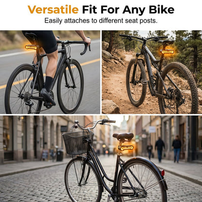 🔦 Clignotant Sans Fil pour Vélo – Rechargeable, Étanche & Parfait pour Plus de Sécurité la Nuit 💡