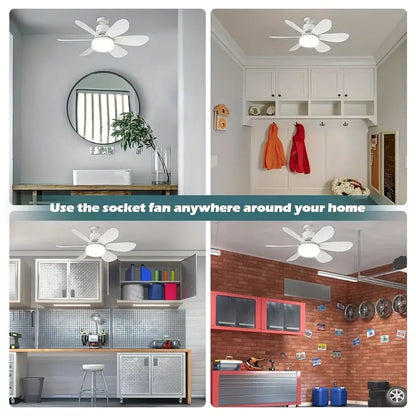 💨 50 % de réduction ! 💡 Ventilateur suspendu portable 2-en-1 avec télécommande — Idéal pour la chambre, le bureau et les voyages 🏠