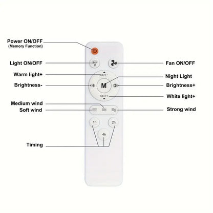 💨 50 % de réduction ! 💡 Ventilateur suspendu portable 2-en-1 avec télécommande — Idéal pour la chambre, le bureau et les voyages 🏠