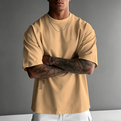 👕 50% DE RÉDUCTION ! T-Shirt Homme Coupe Oversize🆒 – Mélange Coton Premium, Imprimé Urbain & Style Décontracté ✨