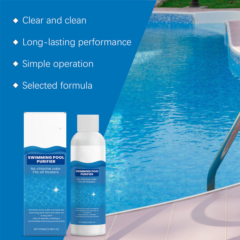 💧 Liquide purifiant pour piscine – une eau d'une clarté cristalline, sans effort ! ✨ Finis les eaux vertes et les produits agressifs – retrouvez une baignade saine et naturelle à chaque instant. 🏊‍♂️💙