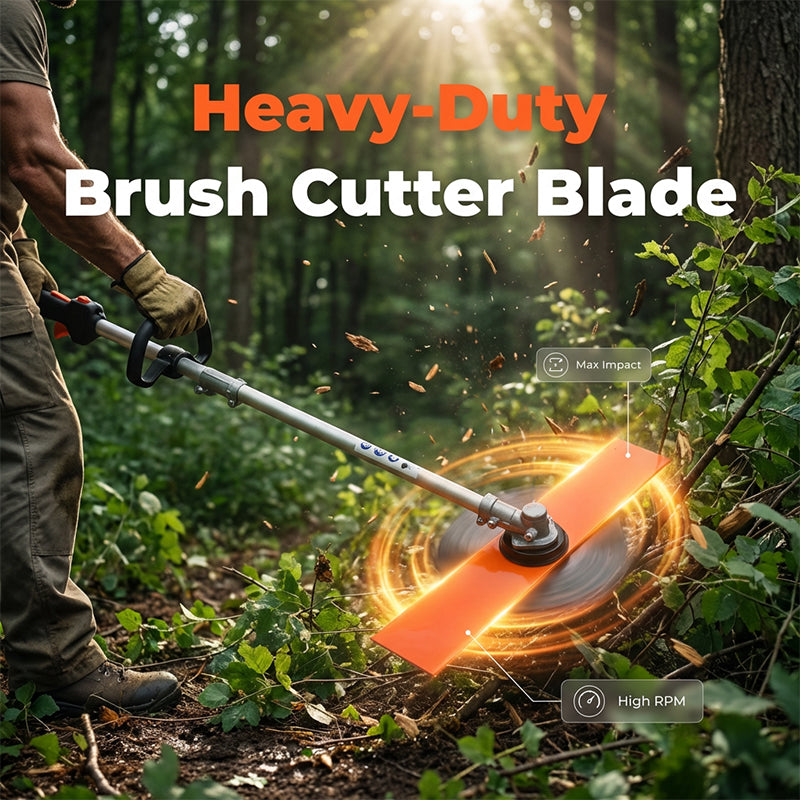 🌿⚡ PROMO FLASH 50% ! Lame de Débroussailleuse Lourde – Acier Trempé, 2 Tailles, Centrage Universel, Idéale Broussailles Denses & Aménagement Paysager 🛠️