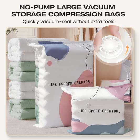 💐🧸Grands sacs de conservation sous vide à compression sans pompe