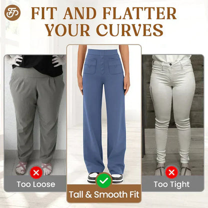 ⏳DERNIER JOUR DE SOLDE : 40% DE RÉDUCTION⚡💷Pantalon élastique à taille haute pour femme 2026 ✨ | Plusieurs tailles et couleurs disponibles