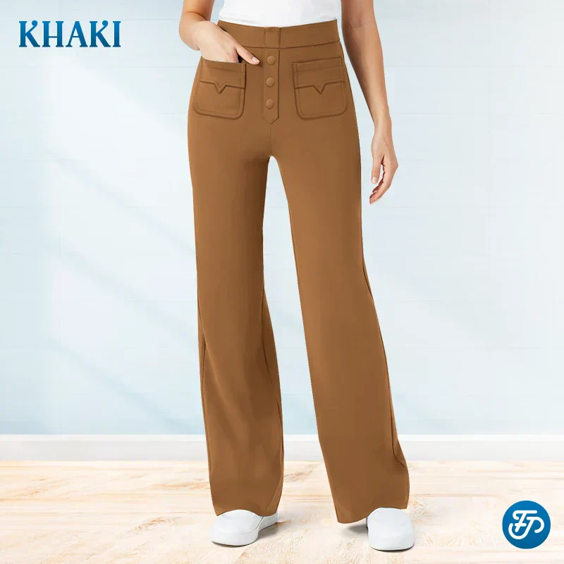 ⏳DERNIER JOUR DE SOLDE : 40% DE RÉDUCTION⚡💷Pantalon élastique à taille haute pour femme 2026 ✨ | Plusieurs tailles et couleurs disponibles