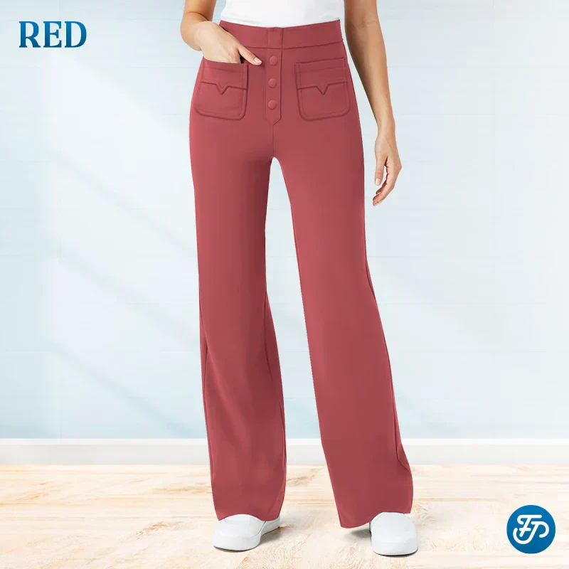 ⏳DERNIER JOUR DE SOLDE : 40% DE RÉDUCTION⚡💷Pantalon élastique à taille haute pour femme 2026 ✨ | Plusieurs tailles et couleurs disponibles