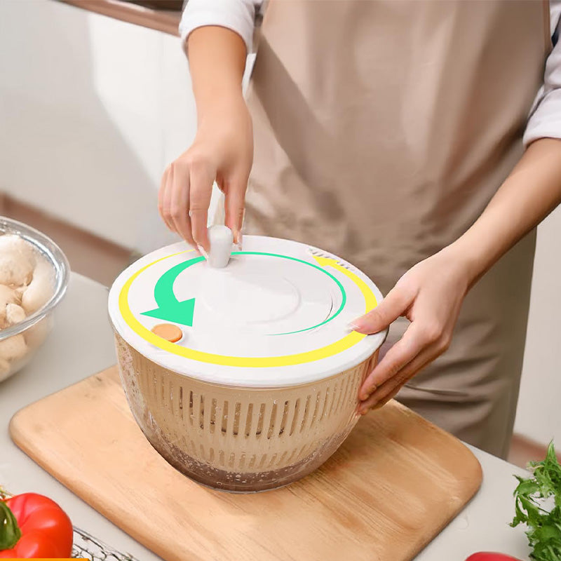🥗 ÉCONOMISEZ 53% POUR UN TEMPS LIMITÉ ! ✨ Essoreuse & Coupe-Légumes 9-en-1 – Multifonction, Pratique, Innovant 🥒