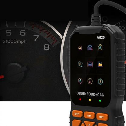 🔧 PROMO LIMITÉE 50% DE RÉDUCTION ! ✨ V520 Outil de Diagnostic Auto – Lire/Effacer Codes Moteur ✨