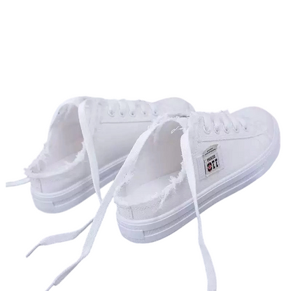 👟 ⏰OFFRE LIMITÉE : 50 % DE RÉDUCTION !👖 Baskets Mules en Jean pour Femme – Enfiler Facile, Semelle Confortable & Parfaites Pour Un Look Décontracté Et Estival ☀️