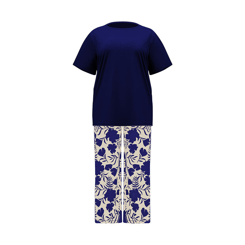 🌸 Ensemble Deux Pièces Femme | Pantalon Fleuri Tendance, Confort & Style, Indispensable Été 👖