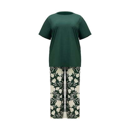 🌸 Ensemble Deux Pièces Femme | Pantalon Fleuri Tendance, Confort & Style, Indispensable Été 👖