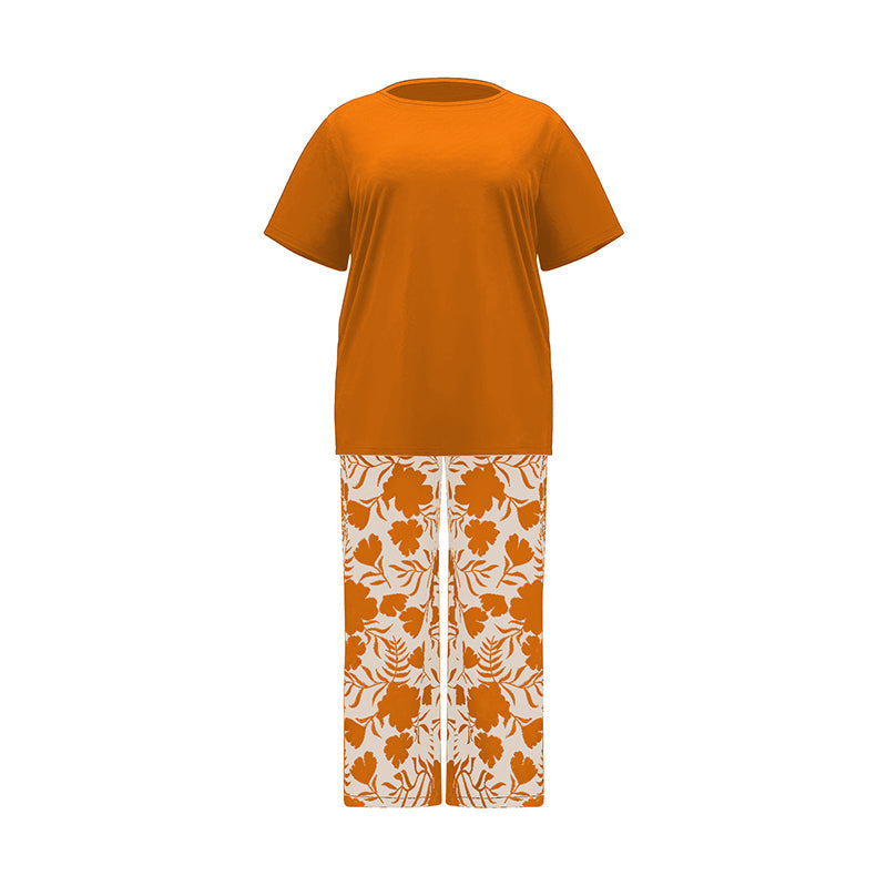🌸 Ensemble Deux Pièces Femme | Pantalon Fleuri Tendance, Confort & Style, Indispensable Été 👖