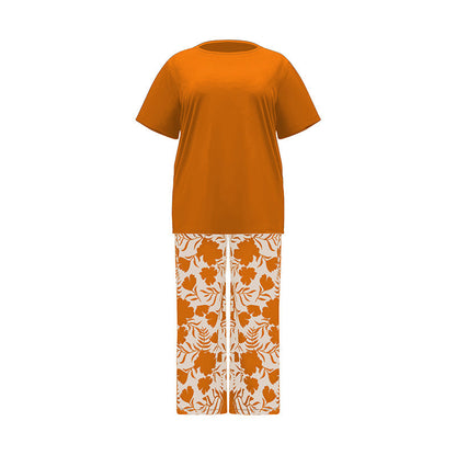 🌸 Ensemble Deux Pièces Femme | Pantalon Fleuri Tendance, Confort & Style, Indispensable Été 👖