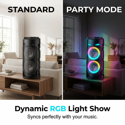 🔊 Enceinte Bluetooth Outdoor – puissance nomade, résistante & parfaite pour vos soirées jardin, camping et entraînements 🎵🔥 Soldes Mi-Saison : −50 % jusqu'à épuisement ! ⏰🌿