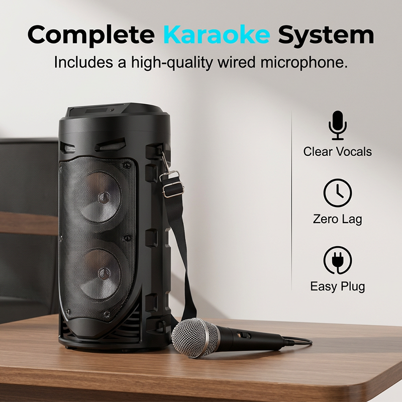 🔊 Enceinte Bluetooth Outdoor – puissance nomade, résistante & parfaite pour vos soirées jardin, camping et entraînements 🎵🔥 Soldes Mi-Saison : −50 % jusqu'à épuisement ! ⏰🌿