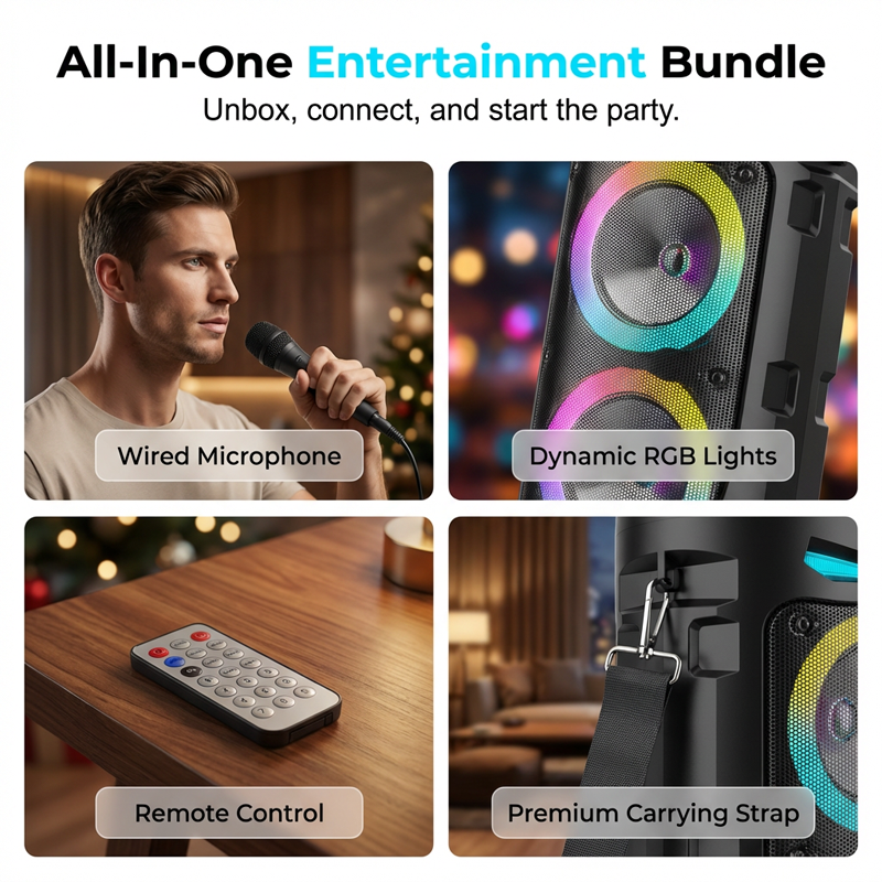 🔊 Enceinte Bluetooth Outdoor – puissance nomade, résistante & parfaite pour vos soirées jardin, camping et entraînements 🎵🔥 Soldes Mi-Saison : −50 % jusqu'à épuisement ! ⏰🌿