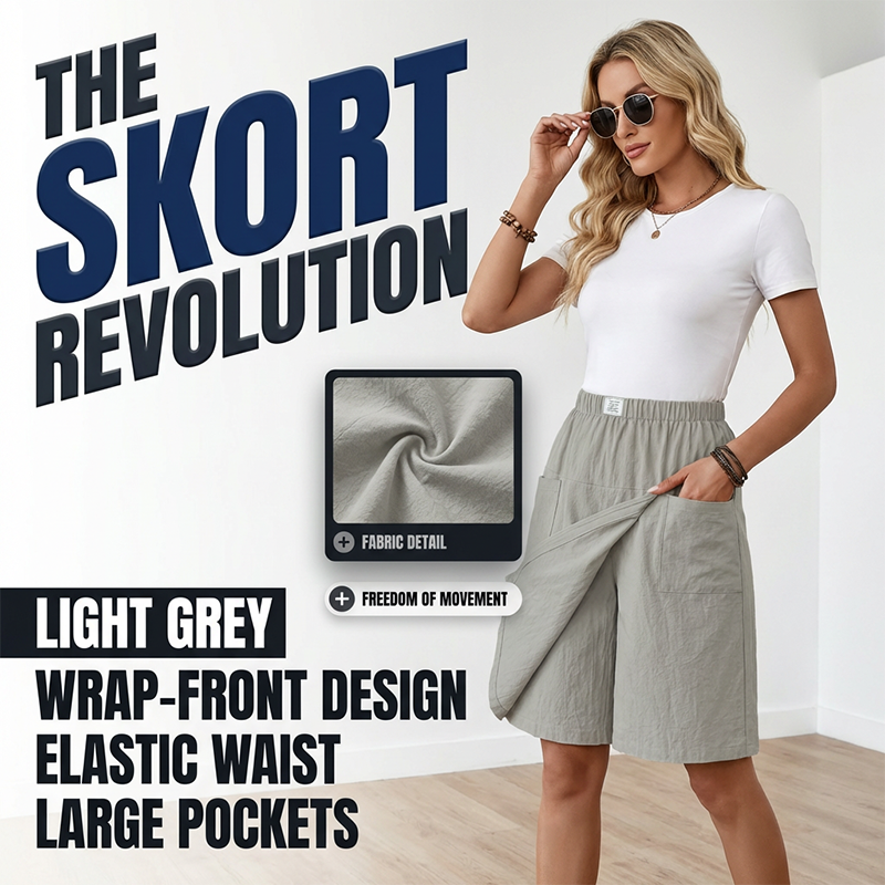 🛍️ -50% MAINTENANT !  Short Femme 🎀 Ceinture Élastique  Grandes Poches ✨ Léger & Respirant