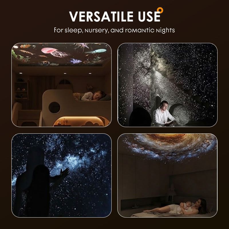 Projecteur de ciel étoilé et veilleuse 2 en 1
