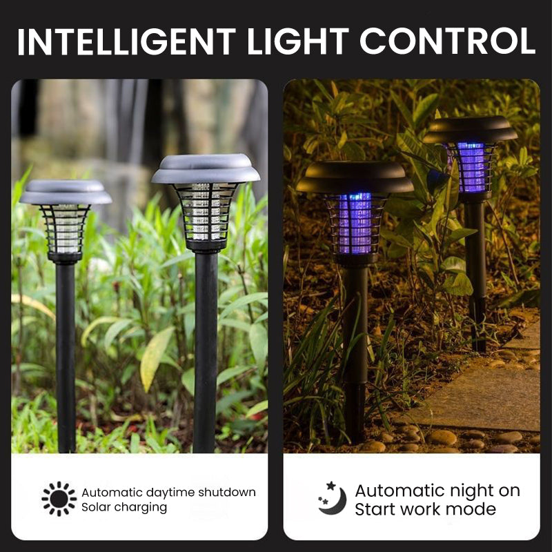Adieu les Moustiques ! 🦟✨ Lampe Solaire 2-en-1 | -52% Été 🔥