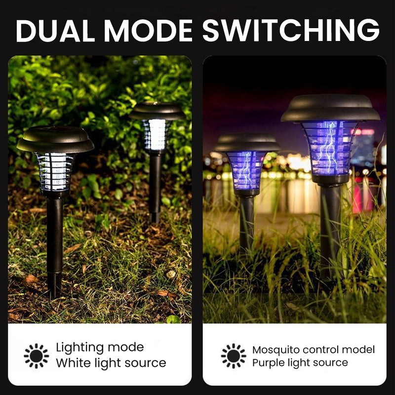 Adieu les Moustiques ! 🦟✨ Lampe Solaire 2-en-1 | -52% Été 🔥