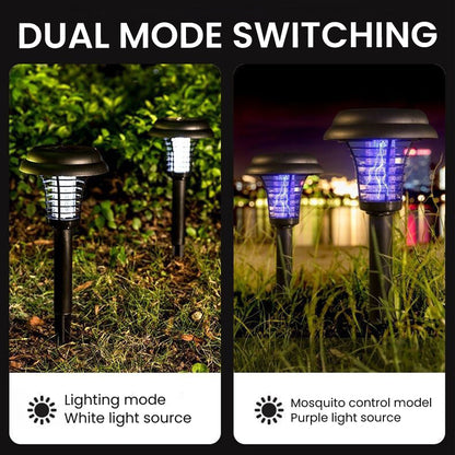 Adieu les Moustiques ! 🦟✨ Lampe Solaire 2-en-1 | -52% Été 🔥