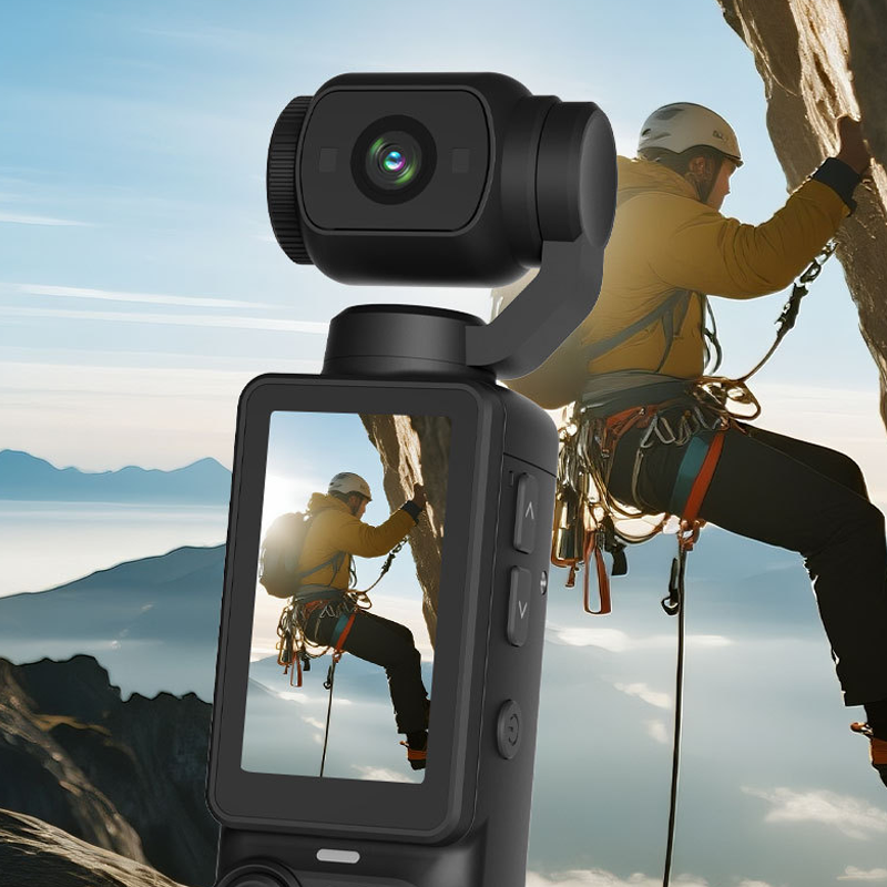 📸Petite, puissante et flexible – la caméra d'action 2,7K avec objectif ultra grand angle pivotant à 180° et 6 heures d'autonomie !