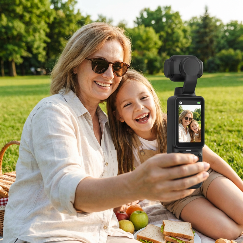 📸Petite, puissante et flexible – la caméra d'action 2,7K avec objectif ultra grand angle pivotant à 180° et 6 heures d'autonomie !