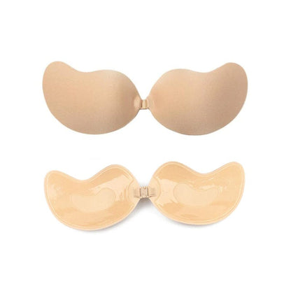 👙✨ PROMO FLASH 50% ! Soutien-Gorge Adhésif Push-Up – Invisible, Sans Bretelles, Réutilisable, 2 Couleurs, Tailles A-D, Idéal Dos Nu & Tenues Plongeantes 💫