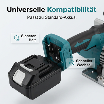 ⚡🔧 PROMO FLASH 50% ! Scie Circulaire Sans Fil 21V Brushless 1500W – 2 Batteries, Disque 165mm, Vitesse 10000 tr/min, Profondeur 63mm, Inclinaison 0-45° ⚙️