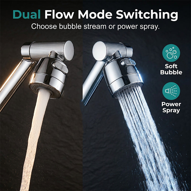 🚰Robinet de Lavabo Pivotant 360° – Bras Mobile 1080°, Design Moderne, Installation Facile ⏳  à utiliser ✨