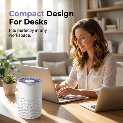 ✨ Purificateur d'air de bureau à 360° – Respirez un air pur partout ! ✨