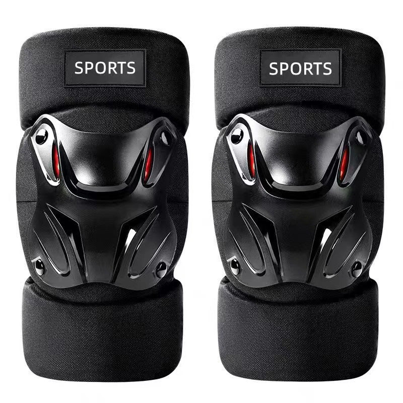 🛡️ PROMO LIMITÉE 50% DE RÉDUCTION ! ✨ Lot Protège-Genoux & Coudes Moto – Coque Rigide, Rembourrage HD, Réglable 🏍️