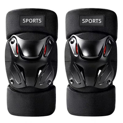 🛡️ PROMO LIMITÉE 50% DE RÉDUCTION ! ✨ Lot Protège-Genoux & Coudes Moto – Coque Rigide, Rembourrage HD, Réglable 🏍️