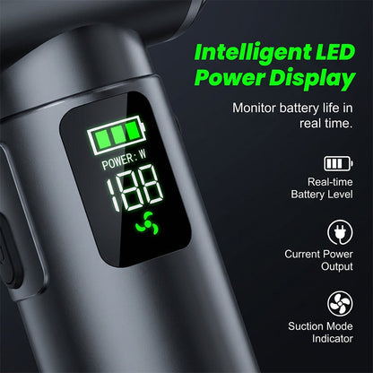 ⏰ Offre à durée limitée : 56 % de réduction – Aspirateur portatif avec moteur sans balais et affichage numérique 🧹🔋