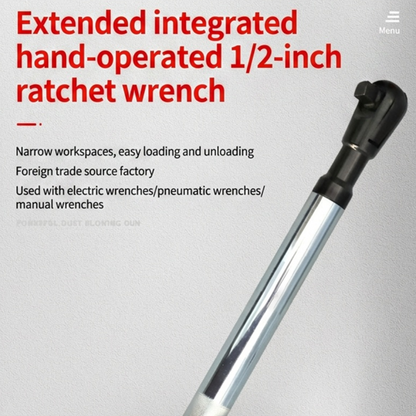 🛠️ 57% DE RÉDUCTION ✨ Clé à cliquet télescopique 2-en-1 – Chrome vanadium & double mode – Longueur ajustable, tête pivotante & prise renforcée – idéale pour mécanique ou bricolage 🔩