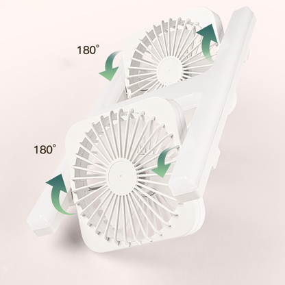 🌀💡 Ventilateur de Plafond Double Tête avec Lumière LED 60W – Double Flux d’Air, Télécommande, Moteur Silencieux