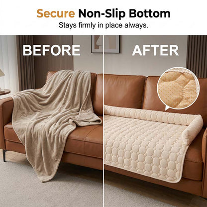 🐾 -50% MAINTENANT ! 🐾 Housse de Canapé pour Chien 🛋️ Imperméable & Anti-Rayures 🛡️ Bord Renforcé 🧸 Beige