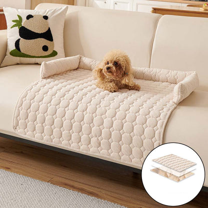🐾 -50% MAINTENANT ! 🐾 Housse de Canapé pour Chien 🛋️ Imperméable & Anti-Rayures 🛡️ Bord Renforcé 🧸 Beige
